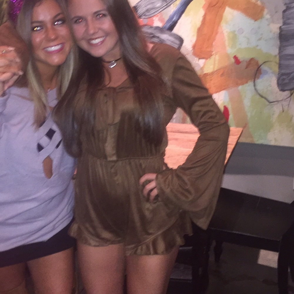 Suede ROMPER - Picture 3 of 4